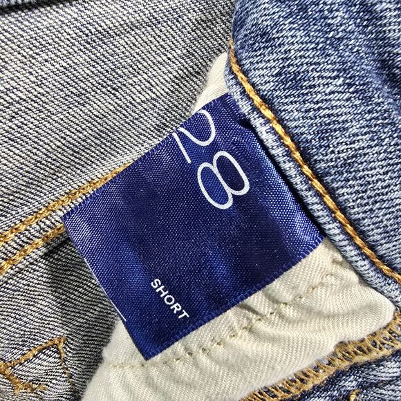 Anthropologie Shorts Womens 28 High Rise Denim Jean Pilcro Cuffed Tie Dye - Picture 9 of 14